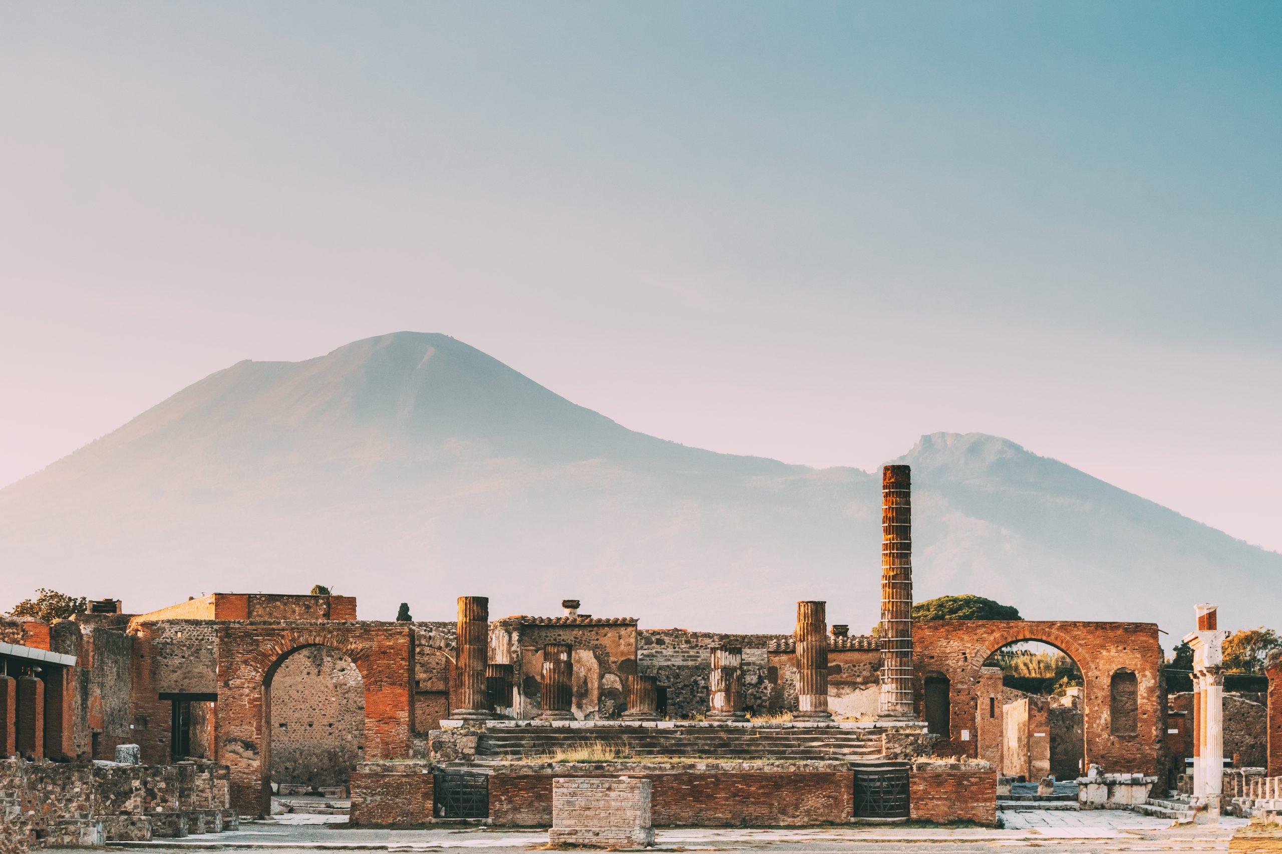 Pompeii, Italy. Temple Of Jupiter Or Capitolium Or Temple Of Cap